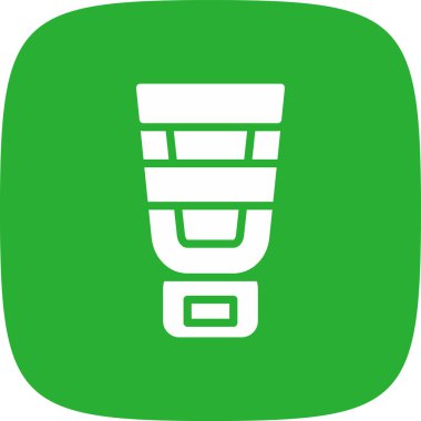 alışveriş sepeti düz vektör simgesi