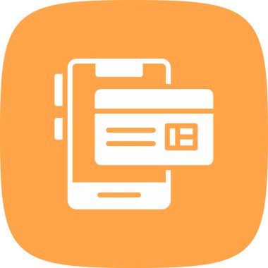 Çevrimiçi Ödeme simgesi, vektör illüstrasyonu