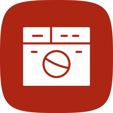 Çamaşır Simgesi, Vektör İllüstrasyonu