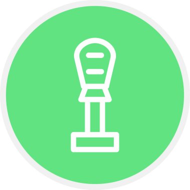 Vites Çizgisi Çemberi Basit Simge, Vektör Resimleri