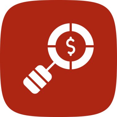 Arama basit simgesi, vektör çizim