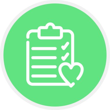 Kontrol Satırı Çemberi Basit Simge, Vektör Resimleri