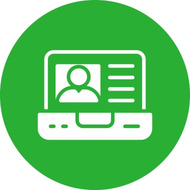 İş simgesinin vektör illüstrasyonu