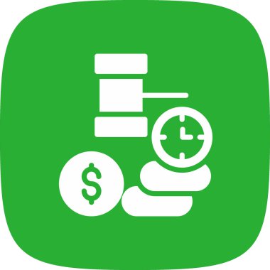 Dolar işaretinin vektör illüstrasyonu