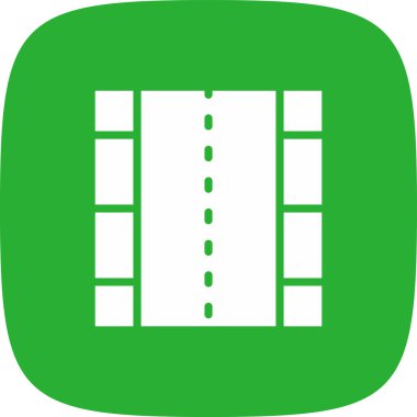 Yol yolu, yol yolu simgesi, vektör illüstrasyonu