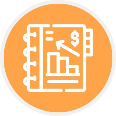 Gündem Satırı Çemberi Basit Simge, Vektör Resimleri