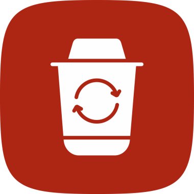 Web simgesini geri dönüştür, vektör illüstrasyonu