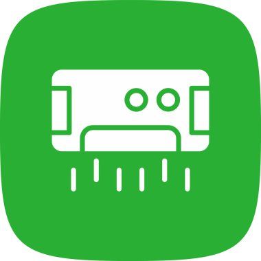 Klima Basit Simgesi, Vektör İllüstrasyonu