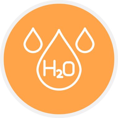 Ho Çizgisi Çemberi Basit Simge, Vektör İllüstrasyonu