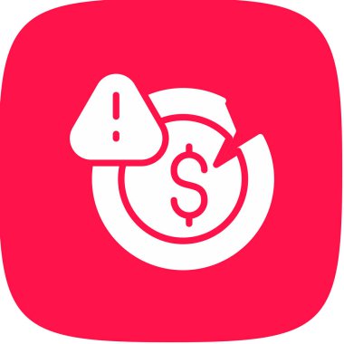 İflas Basit Simge, Vektör İllüstrasyonu