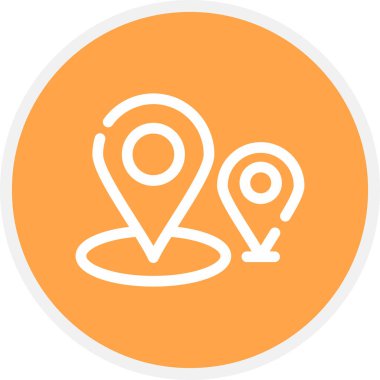 İşaret Çizgisi Çemberi Basit Simge, Vektör Resimleri