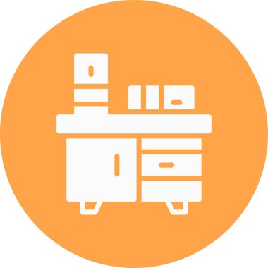 Mobilya simgesinin vektör illüstrasyonu