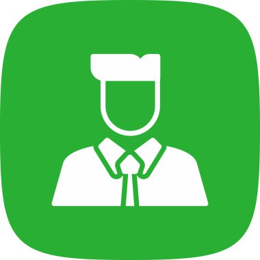 Bir insan simgesinin vektör illüstrasyonu