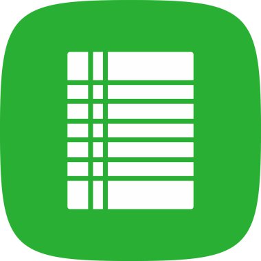 Kağıt basit simge, vektör illüstrasyonu