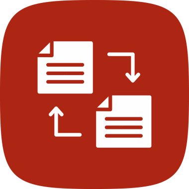 belge dosya vektör çizgisi simgesi