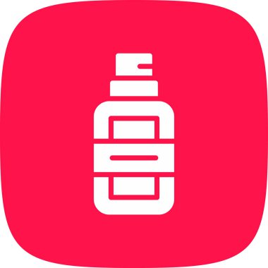 Saç spreyi Basit Simge, Vektör İllüstrasyonu