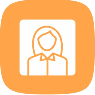 bir kişi profili olan kadın kullanıcı profili