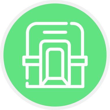 Mihrab Satır Çemberi Basit Simge, Vektör Resimleri