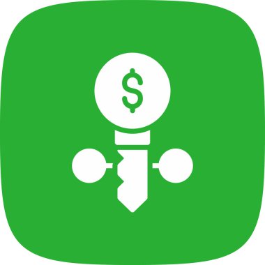 anahtar basit kutsal kişilerin resmi, vektör çizim