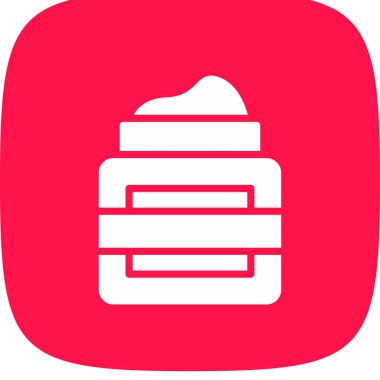 Saç Biçimlendirme Simgesi, Vektör İllüstrasyonu