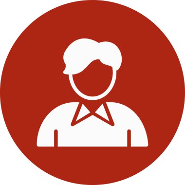 avatar. Web simgesi basit illüstrasyon