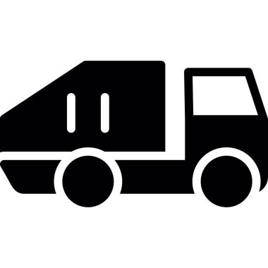 Araba ikonu. Web için araba vektör simgelerinin basit illüstrasyonu