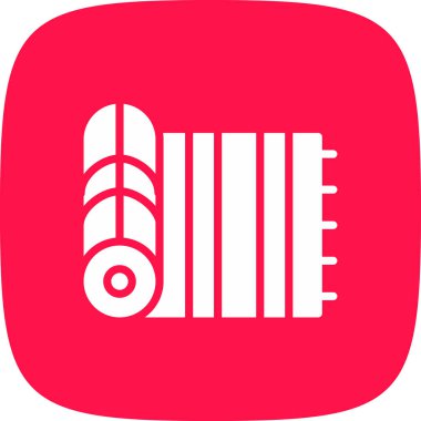 Mat Basit Simge, Vektör İllüstrasyonu