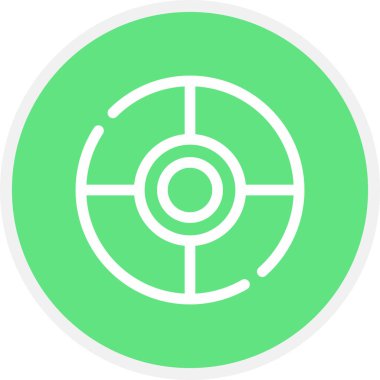 Renk Çemberi Basit Simge, Vektör Resimleri