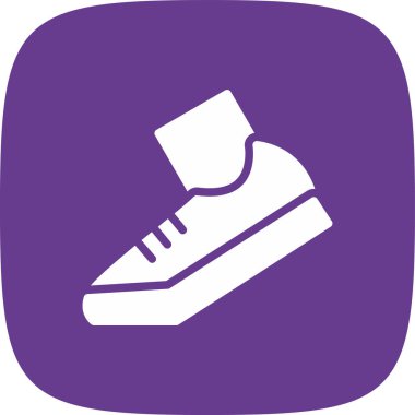 Basit simgesi çalışan, illüstrasyon vektör