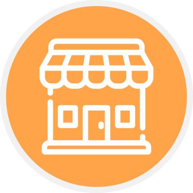 Satır Çemberi Basit Simge, Vektör İllüstrasyonunu Kaydet