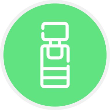 Kişisel Servis Terminal Hattı Çemberi Basit Simge, Vektör Resimleri