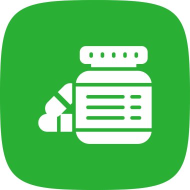 tıp basit simgesi, vektör illüstrasyonu