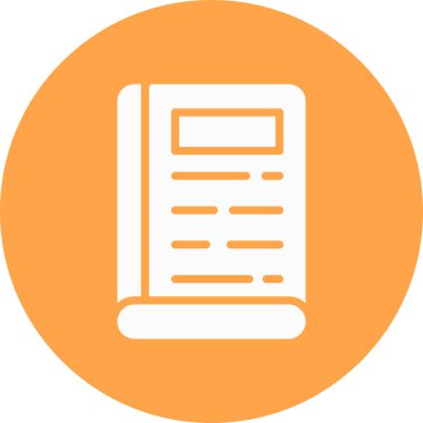 belge simgesi vektör illüstrasyonu