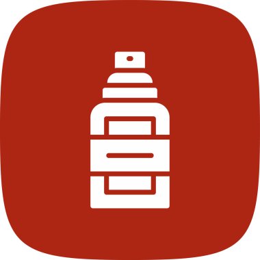 Saç spreyi Simgesi Basit, Vektör İllüstrasyonu