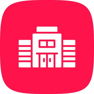 bina simgesi, vektör illüstrasyonu