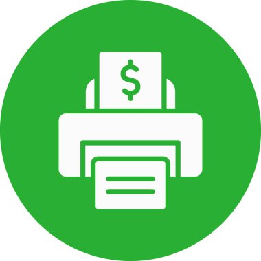 Dolar. Web simgesi basit illüstrasyon