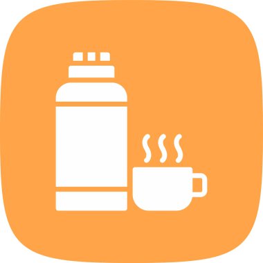 termos basit simgesi, vektör illüstrasyonu