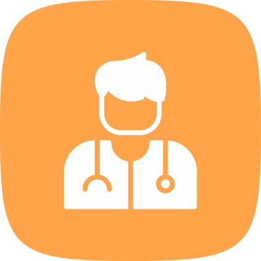 Doktor Basit Simge, Vektör İllüstrasyonu