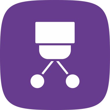 Kirpik Curler Basit Simge, Vektör İllüstrasyonu