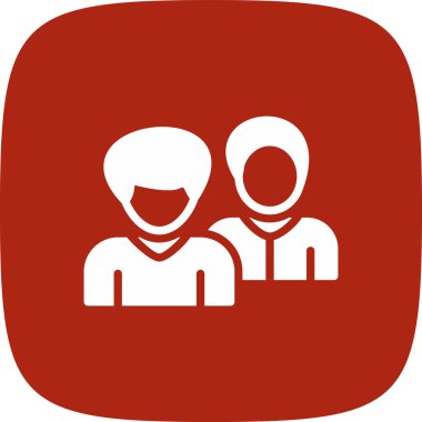 Müşteri Aile Simgesi, Vektör İllüstrasyonu