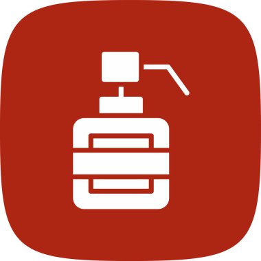 Losyon basit simgesi, vektör illüstrasyonu