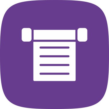 Basit simge, vektör illüstrasyonunu kaydır