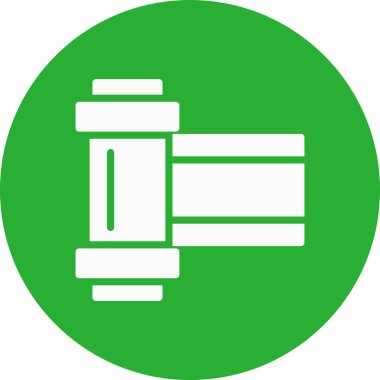 Kartuş Basit Simgesi, Vektör İllüstrasyonu