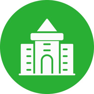 mimari yapı yapı ikonu ana hatlar biçiminde