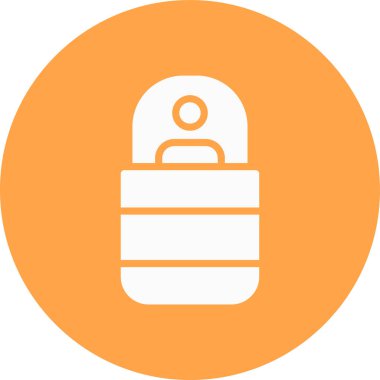 Güzellik kremi kozmetik simgesi düz stil