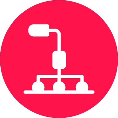 Lamba. Web simgesi basit illüstrasyon