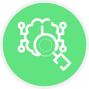 Satır Çemberi Basit Simge, Vektör Resimleri