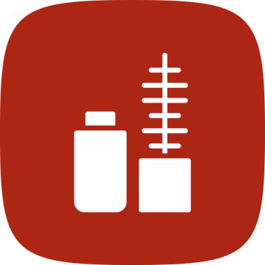 Mascara Basit Simgesi, Vektör İllüstrasyonu