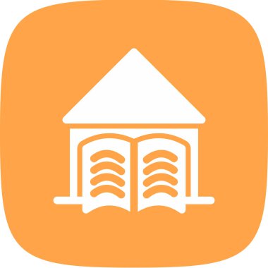 Kitap. Web simgesi basit illüstrasyon