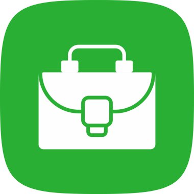 Kamera Çantası Basit Simge, Vektör İllüstrasyonu